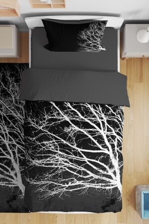 White Tree Patterned Single Baby Kids Bedding Set evnev0001 - Evpanya