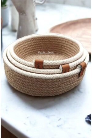 Wicker 3-Piece Basket. - Jade Home