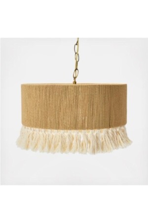 Wicker And Macrame Bohemian Rustic Long Chandelier Avz008 - NAYSco