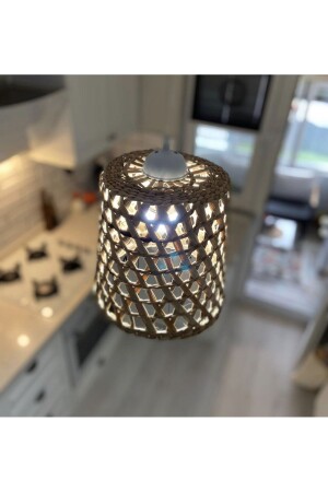 Wicker Bamboo Rattan Garden Chandelier (base Included) ERS9844 - AFRALYAHOME