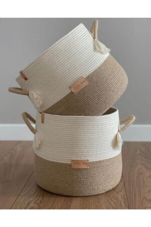 Wicker Basket Organizer Wicker Basket.1 Piece Wicker Basket Bath Organizer - Basket with Handle - Hediyeninellitonu