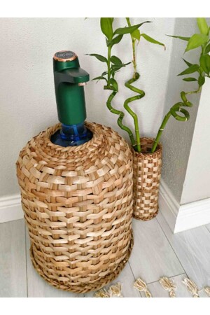 Wicker Carboy Case Basket - Sepetimde