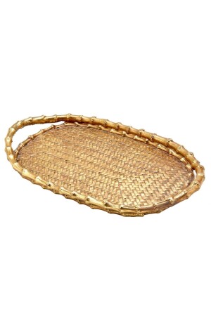 Wicker Look Tray TP118-2 - By Ari Ev Dekorasyon