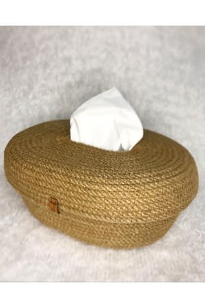 Wicker Napkin Holder, Wicker Basket, Jute Napkin Holder, Decorative Basket, Wicker Organizer ashd-254 - AYŞE SERHOŞOĞLU HOME DESİGN