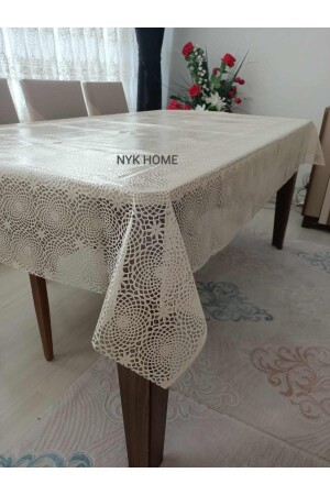 Wicker Pattern Luxury PVC Removable Tablecloth All Colors and Sizes - Nyk Home
