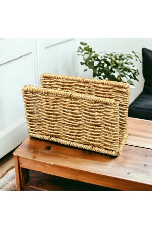 Wicker Rattan Napkin Holder Storage Box Organizer Square - Yzhome