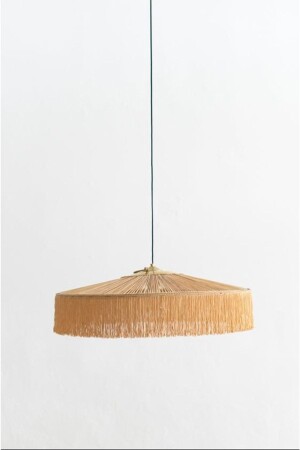 Wicker Tassel Design Hat Rustic Bohemian Chandelier Avz0020 - NYLife