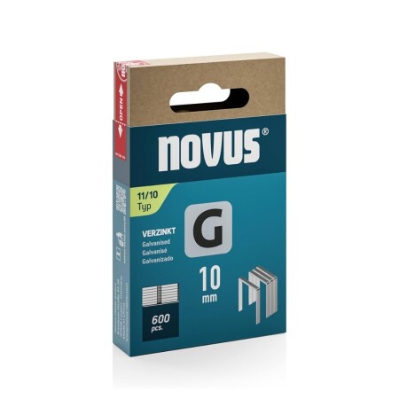 Wide staples NOVUS G 11/10, 600pcs. - Novus