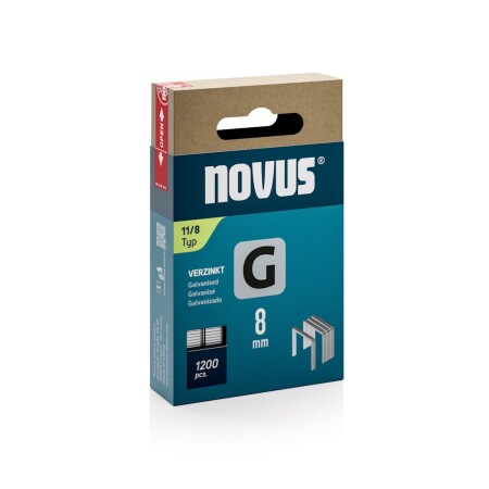 Wide staples NOVUS G 11/8, 1200pcs. - Novus