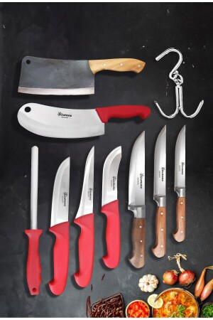 Wide Variety of Kitchen - Butcher - Meat - Vegetable - Dowry and Daily Use Knife Set - Sürmene