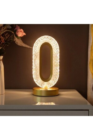 Wiederaufladbare Rose Crystal Diamond Tischlampe Touch 3 Farbwechsel Romantisches Acryl-LED-Nachtlicht TYC00680655757 - PİNK İTHALAT