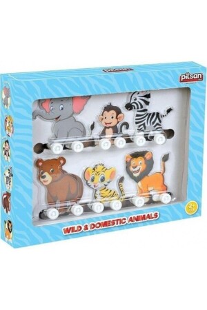 Wild Animals Educational Intelligence Developing Baby Kids Toy 03542 PLS-03542 - PİLSAN