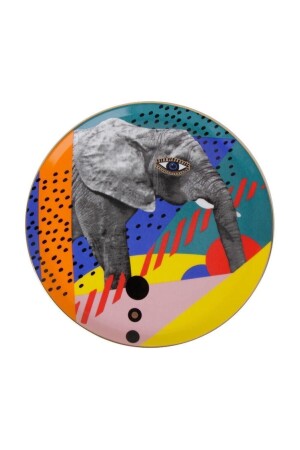 Wild Life Elephant Düz Tabak 28cm 04ALM005140 - Porland