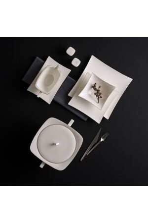 Wi?nd Gold 64 Piece Dinner Set for 12 Persons 500. 01. 01. 3357 - Jumbo