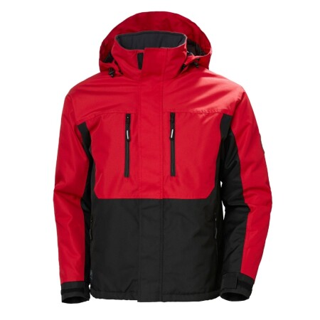 Winter jacket HELLY HANSEN Berg Jacket, red/black - Helly Hansen workwear