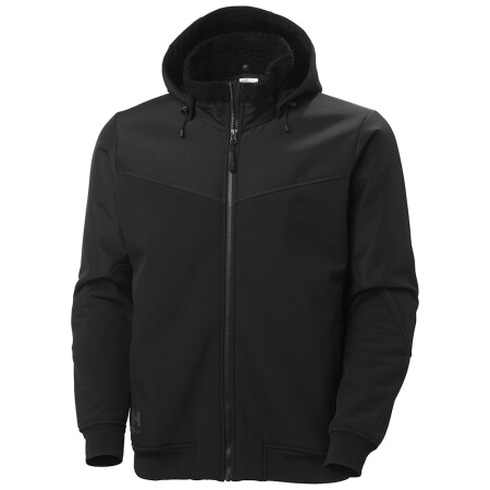 Winter jacket HELLY HANSEN Oxford Softsheel Winter Jacket, black - Helly Hansen workwear