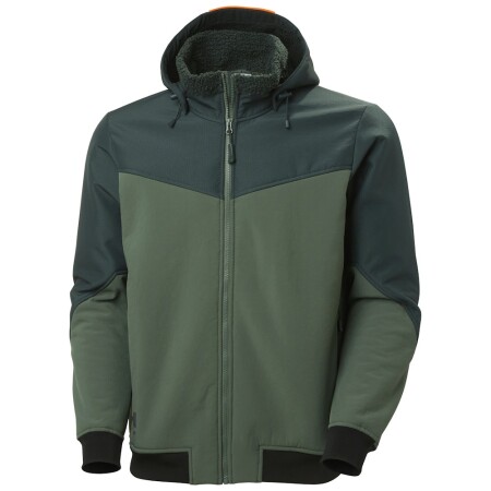 Winter jacket HELLY HANSEN Oxford Softsheel Winter Jacket, green - Helly Hansen workwear