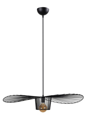 Wire Hat Chandelier Diameter: 150 Cm (COLOR: BLACK) WL99200BL - Nest Aydınlatma