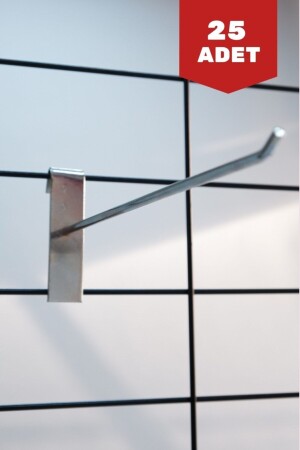 Wire Panel Hook 25 Pieces 25 Cm Wire And Stand Hook - Acar Raf
