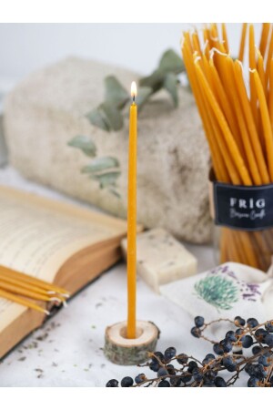 Wish Ceremony Ritual Beeswax Candle 50 Pieces 20 Cm BLM339 - FRİG LAVANTA TASARIM HEDİYELİK