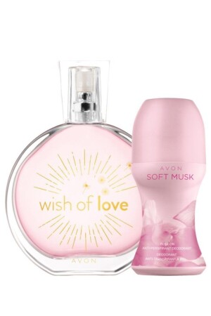 Wish Of Love Damenparfüm und Soft Moschus Rollon Doppelpack - Avon