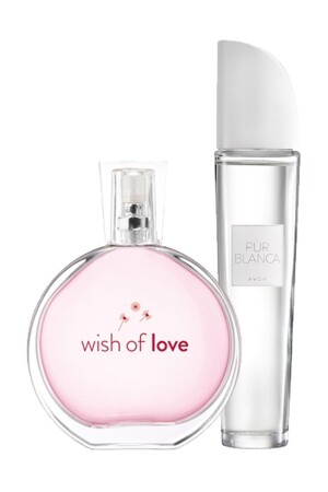 Wish Of Love und Pur Blanca Doppelparfümpaket - Avon