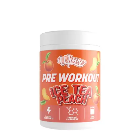 Wispy Pre Workout Powder (350 g, Peach Iced Tea) - Wispy