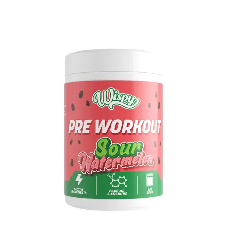 Wispy Pre Workout Powder (350 g, Sour Watermelon) - Wispy