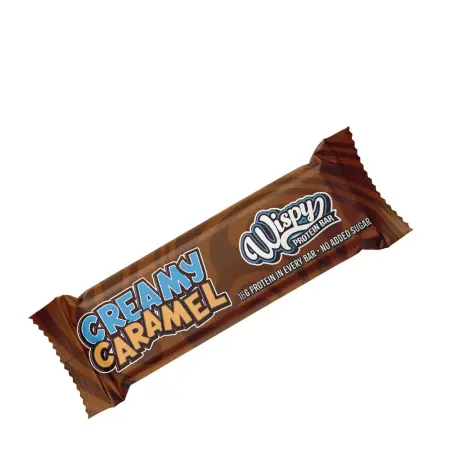 Wispy Protein Bar (55 g, Creamy Caramel) - Wispy