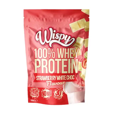 Wispy Whey Protein (1000 g, Strawberry White Chocolate) - Wispy