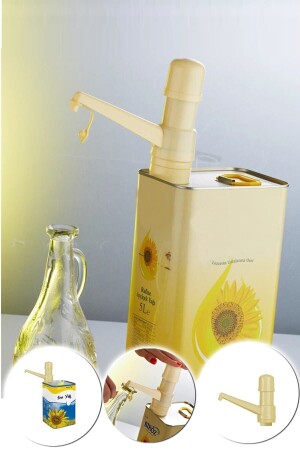 With the Sunflower Olive Oil Pump, You Can Fill Your Oils in a Hygienic Way Without Using a Funnel MTF. 5411 - Genel Markalar