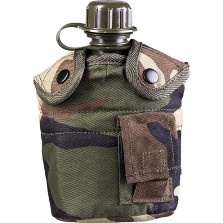 W/L US PLASTIC CANTEEN W. CUP AND COVER - MIL-TEC
