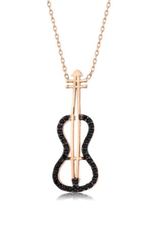 Women's 925 Sterling Silver Violin Necklace MA_KL_1383 - Mai Silver