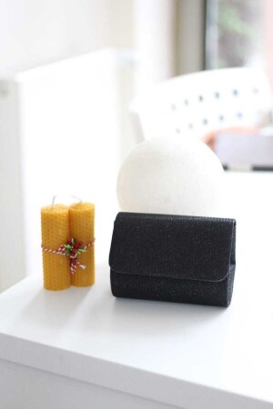Women's Black Mini Portfolio Evening Bag - Moom Bag