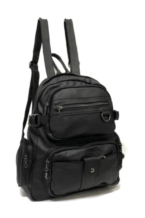 Women's Black Multi-Eye Backpack - Eliza