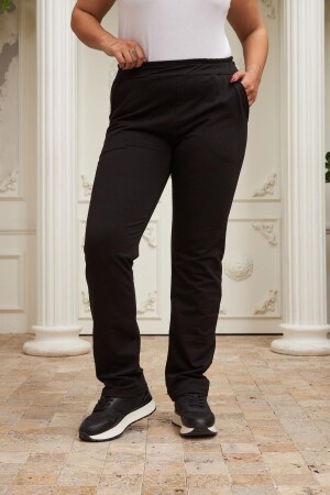 Women's Black Plus Size Sweatpants - Rmg