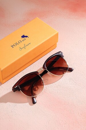 Women's Brown Gold Sunglasses Plg-2076c - Polo Air