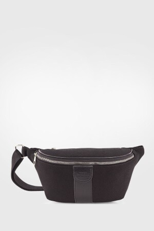 Women's Canvas Black Waist Bag 213 TYC00822066586 - Housebags