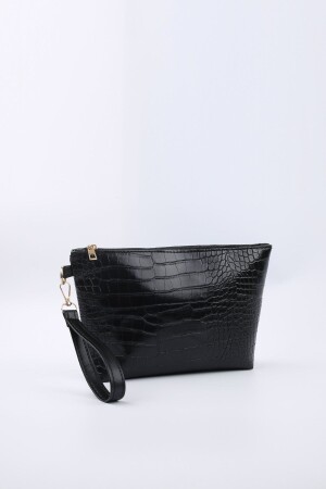 Women's Crocodile Pattern Travel Cosmetic Beach Makeup Clutch Handbag Organizer Makeup Bag - Bagfoni
