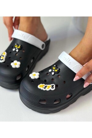 Women's Eva Closed Front Double Sole Garden Bathroom Hospital Cook Slippers Cross Slippers Model 3figurlütvf - mustey