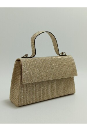 Women's Gold Silvery Evening Bag - Dizaynbag
