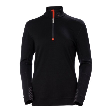 Women's HELLY HANSEN Lifa Merino Crewneck, black - Helly Hansen workwear