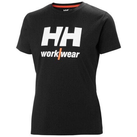 Women's HELLY HANSEN Logo T-Shirt, black - Helly Hansen workwear