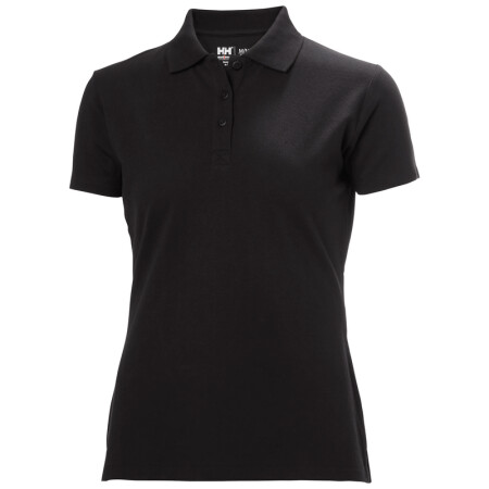 Women's HELLY HANSEN Manchester Polo T-shirt, black - Helly Hansen workwear