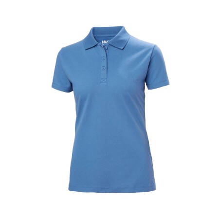 Women's HELLY HANSEN Manchester Polo T-shirt, light blue, M - Helly Hansen workwear