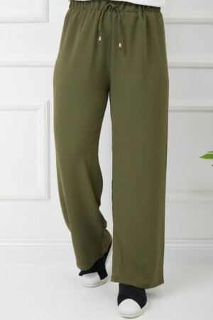 Women's Hijab Airobin Fabric Wide Leg Pants - Genel Markalar