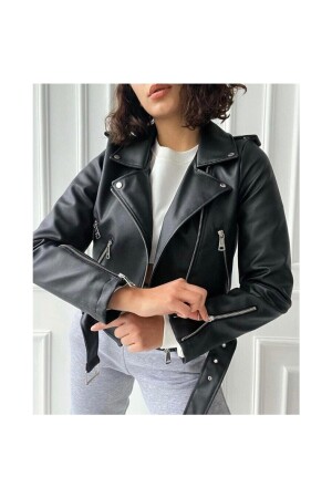 Women's Leather Jacket Seamless 3XL - Yerteks