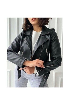 Women's Leather Jacket Seamless - Yerteks