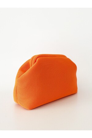 Women's Orange Clutch Handbag - Heybe's