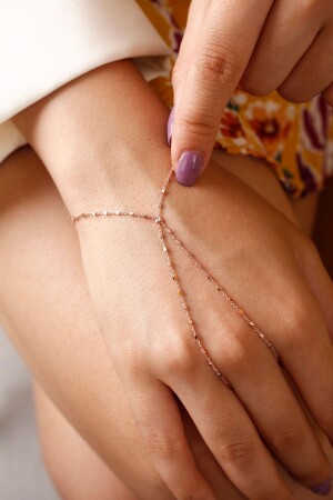 Women's Rose Cube Chain 925 Sterling Silver Sahmeran LBSH008 - Lia Berto